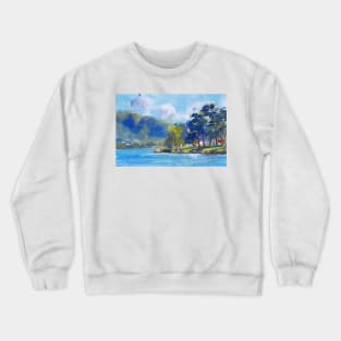 North Haven from the breakwall Crewneck Sweatshirt